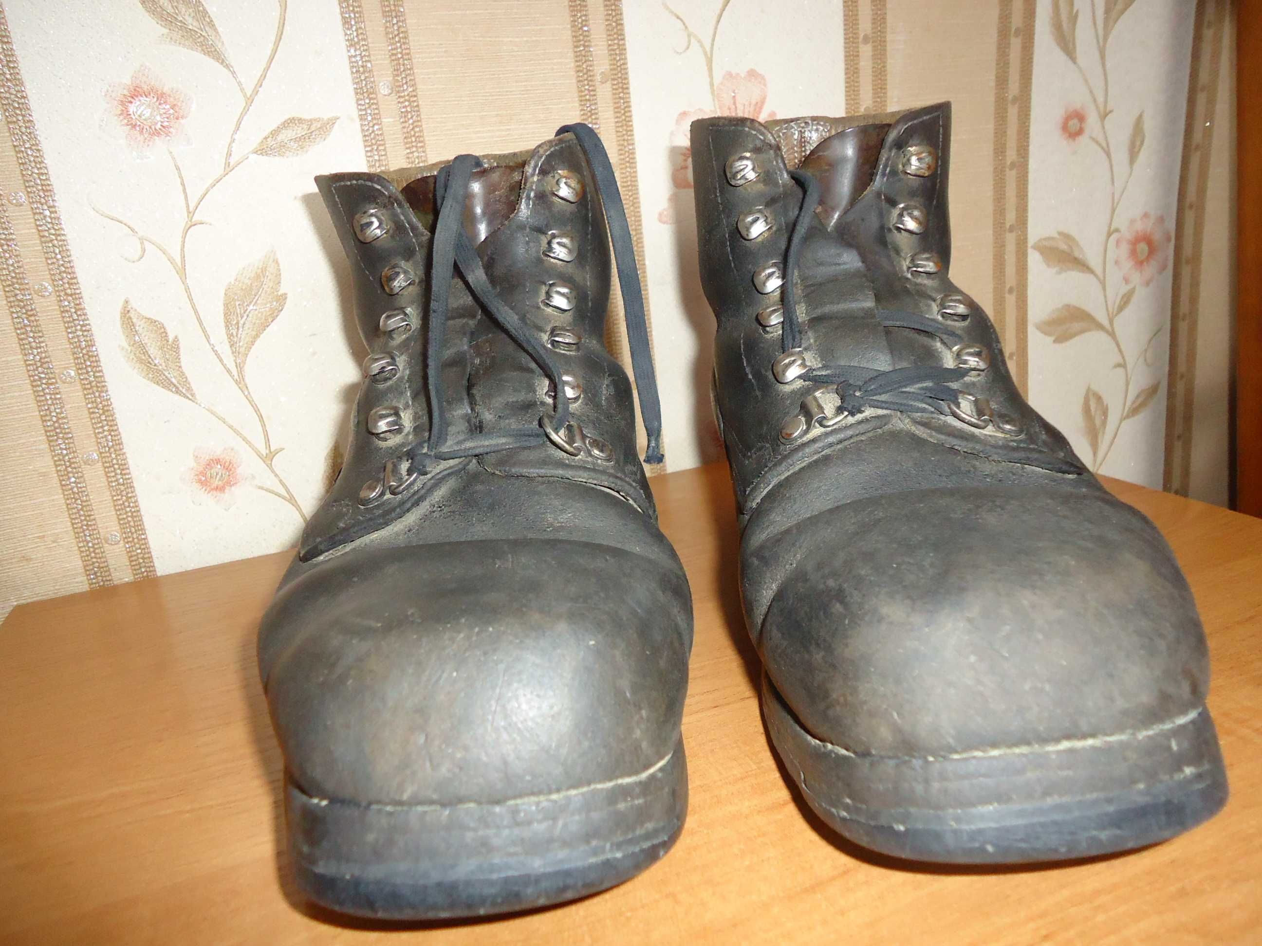 Горные, армейские, рабочие, кожаные ботинки, размер 41(27)