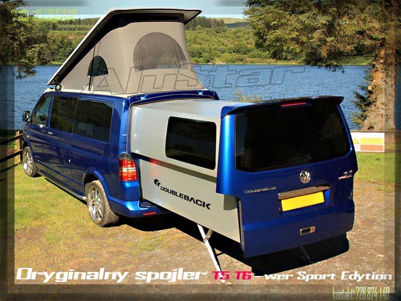 Spojler na Klape do Transporter T5 T6