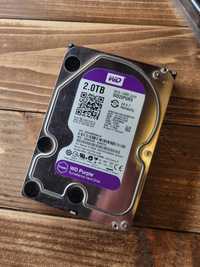 Жорсткий диск вінчестер WD Purple 2Tb для відеоспостереження HDD