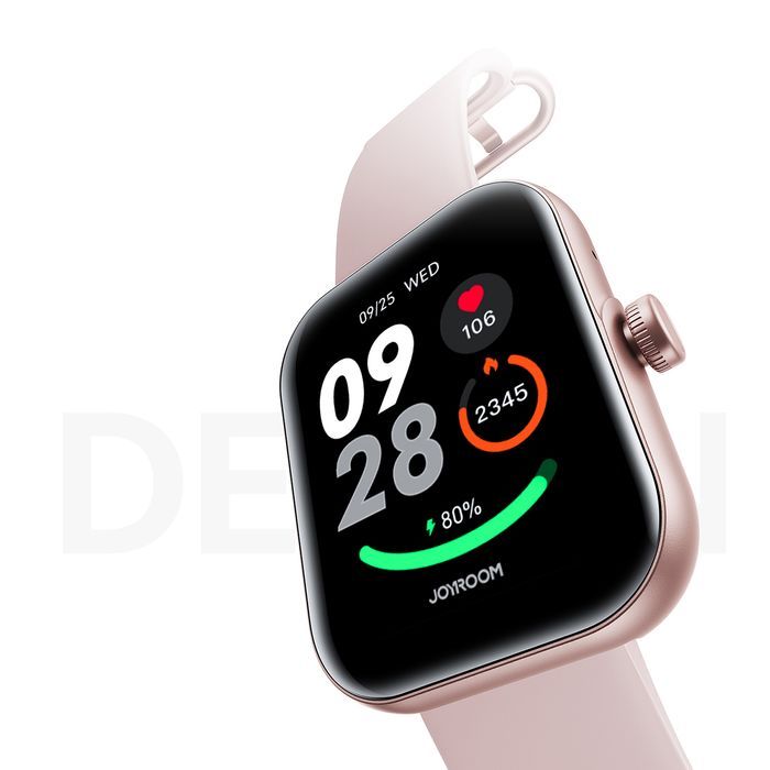 smartwatch fit-life jr-ft5 plus z funkcją odbierania połączeń - różowy