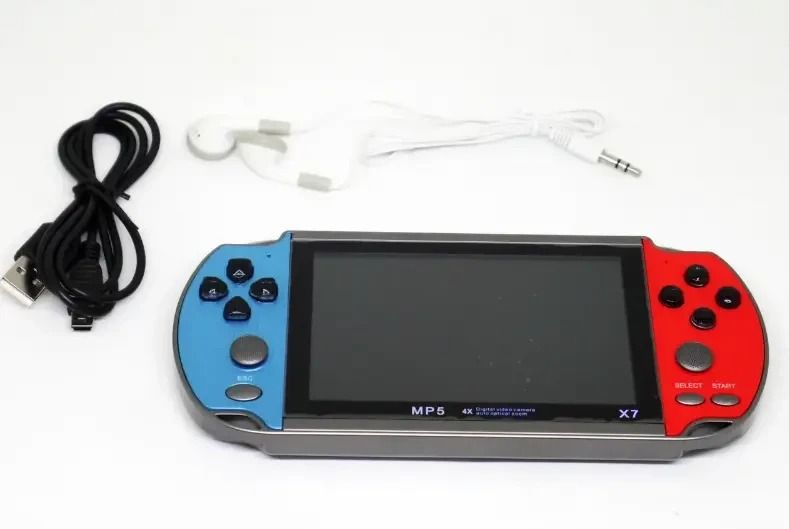 Игровая консоль PSP X7 MP5+3000 игр 4.3 дюйм | Портативная игровая