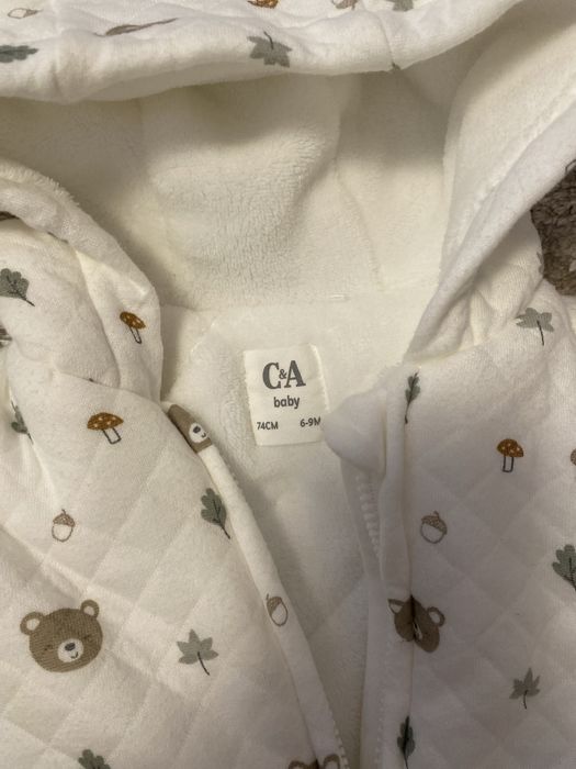 Теплий новий демісезонний комбінезон C&A 74 рощмір 6-9 місяців