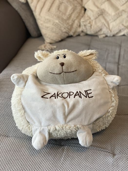Urocza poduszka wielka maskotka owca z Zakopanego