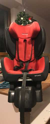 RECARO Optiafix Racing Red fotelik samochodowy 9-18kg