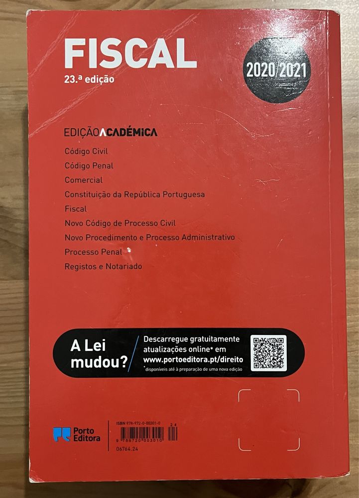 Fiscal - Codigos tributários e legislação conexa