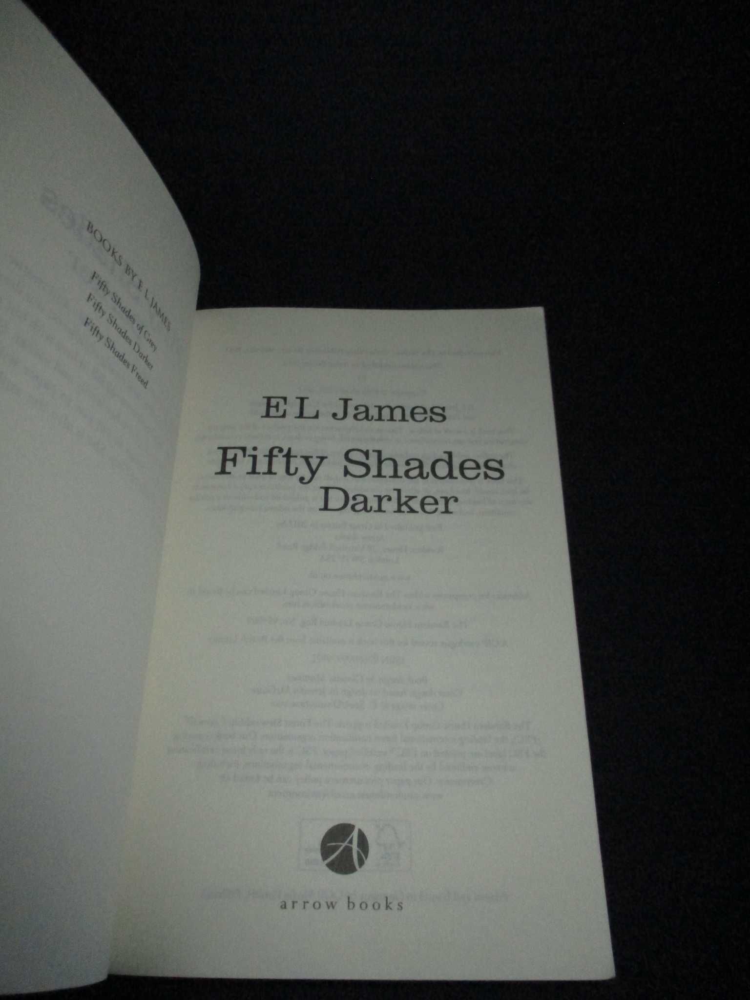 Livros Trilogia Fifty Shades of Grey E. L. James