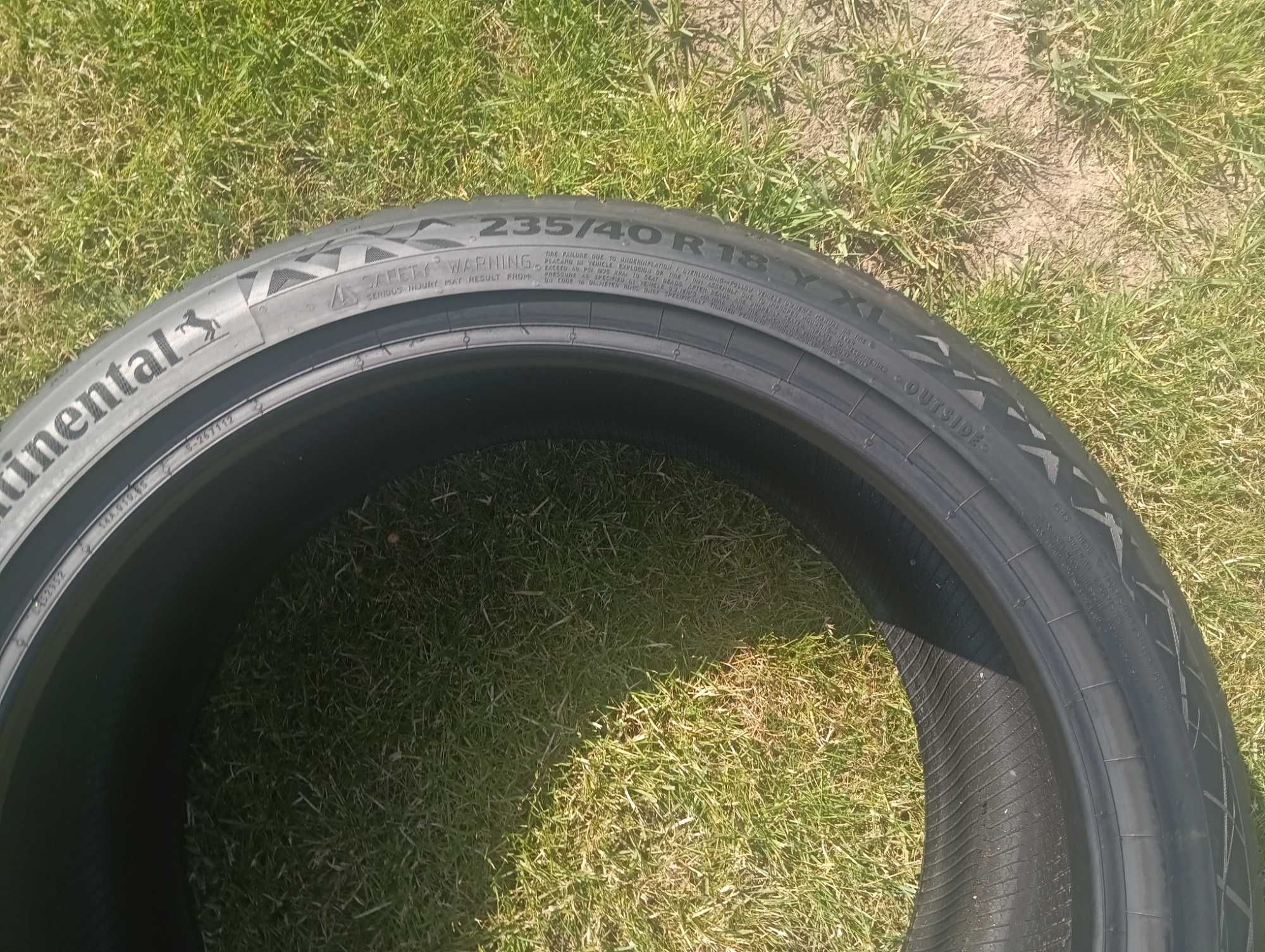 opona 235/40/18 Continental Premium Contact 7 1 szt 7mm 2023