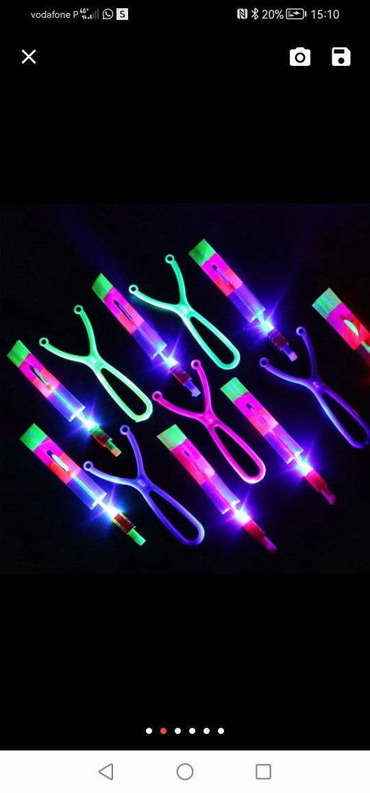 Led toy arrow - 10 unidades