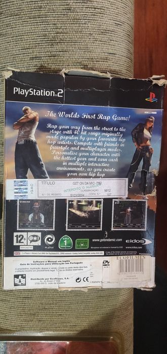 Get On Da Mic PS2 novo. Nunca utilizado.