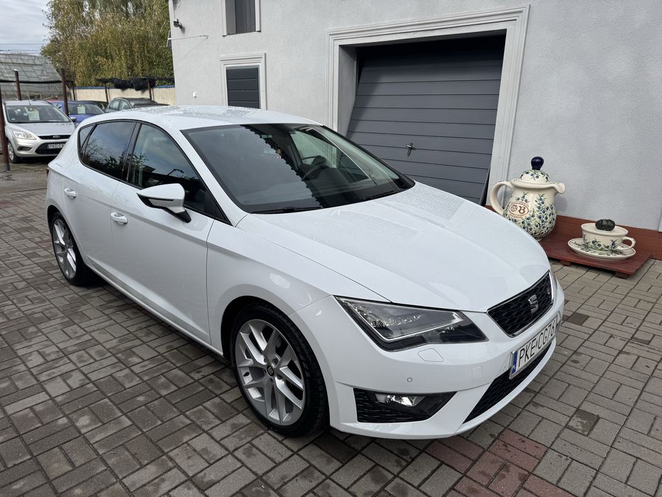 Seat Leon FR 1.4 150 KM DSG sprowadzony 2016 zarejestrowany ledy navi