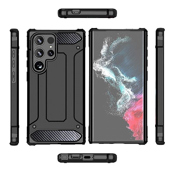 Pancerne hybrydowe etui Hybrid Armor pokrowiec na Xiaomi Redmi 14C - c