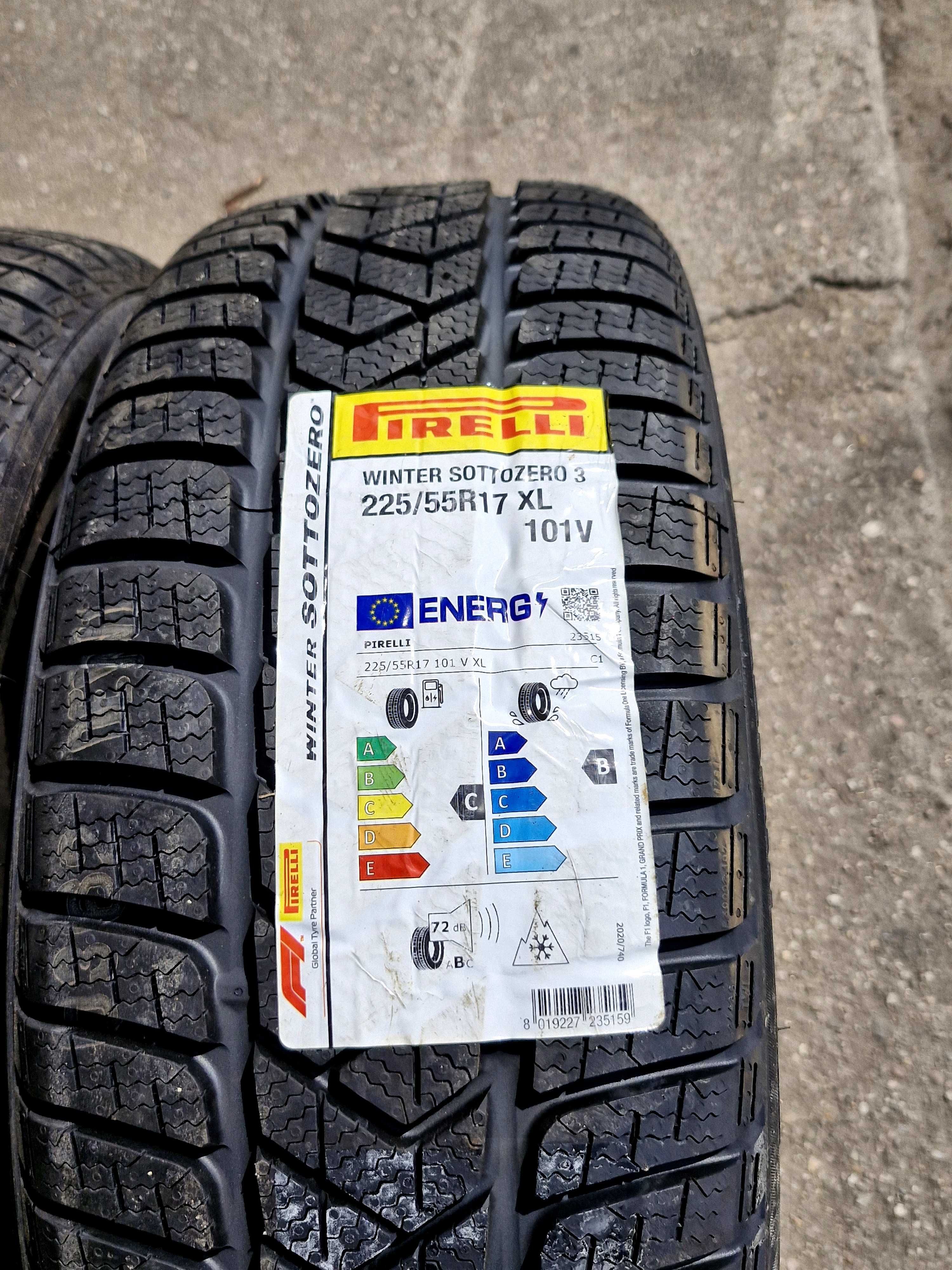 Opony Pirelli Winter sottozero3 225.55r17 2szt zima 2022r