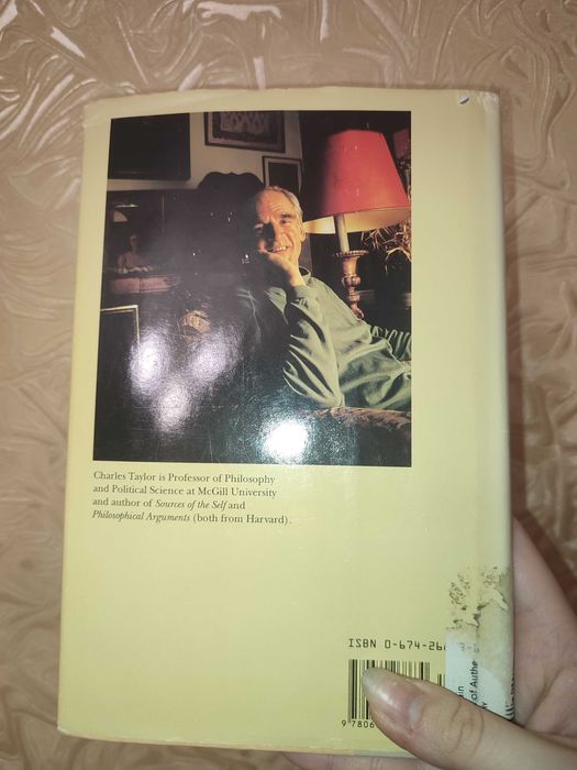 Книга англійською "The Ethics of Authenticity" Charles Taylor