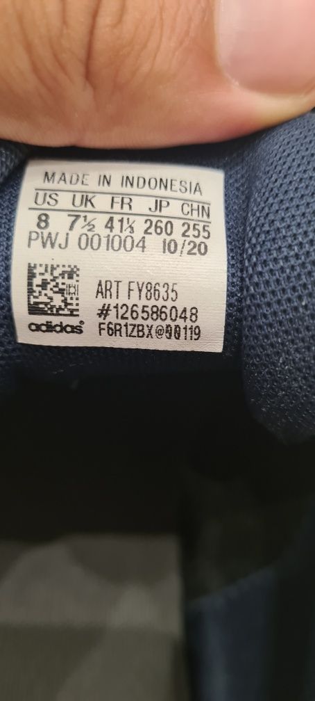 Кеды adidas оригинал 41 р 26 см по стельке