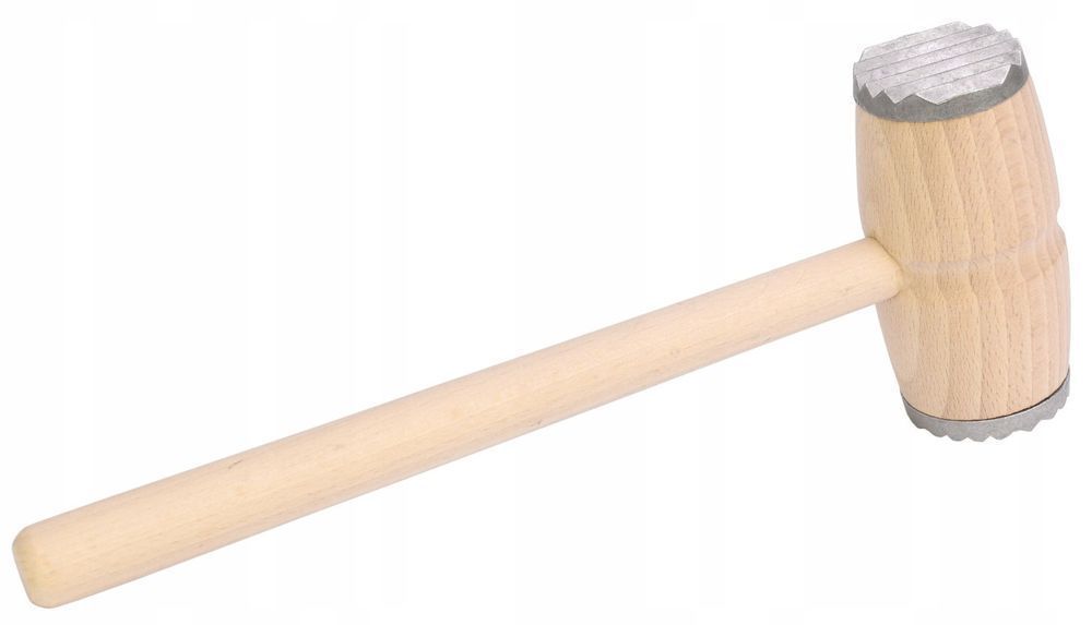 Drewniany Tłuczek Do Mięsa Młotek Dwustronny Do Ubijania Kotletów 28Cm