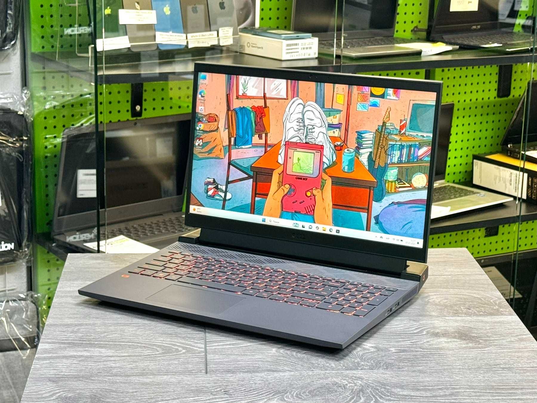 Игровой Dell G15 5525 / DDR5 16Gb / Ryzen 5 6600H / RTX 3050