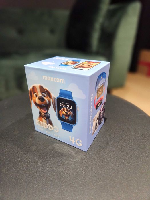 Smartwatch Maxcom FW59 Kiddo 4G – nowy / PL sprzedaż / niebieski