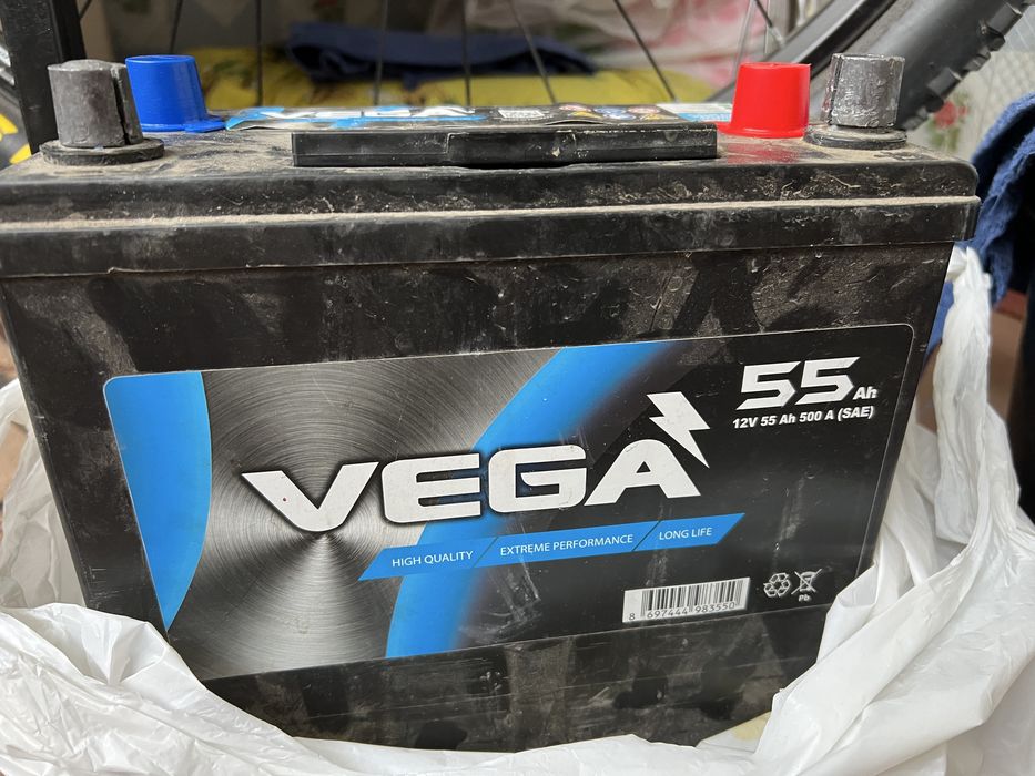 Автомобильный аккамулятор Vega 55Ah