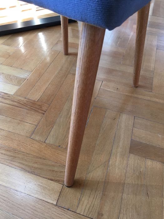 krzesło krzesła do jadalni salonu biura dębowe nogi dąb ! 1szt !