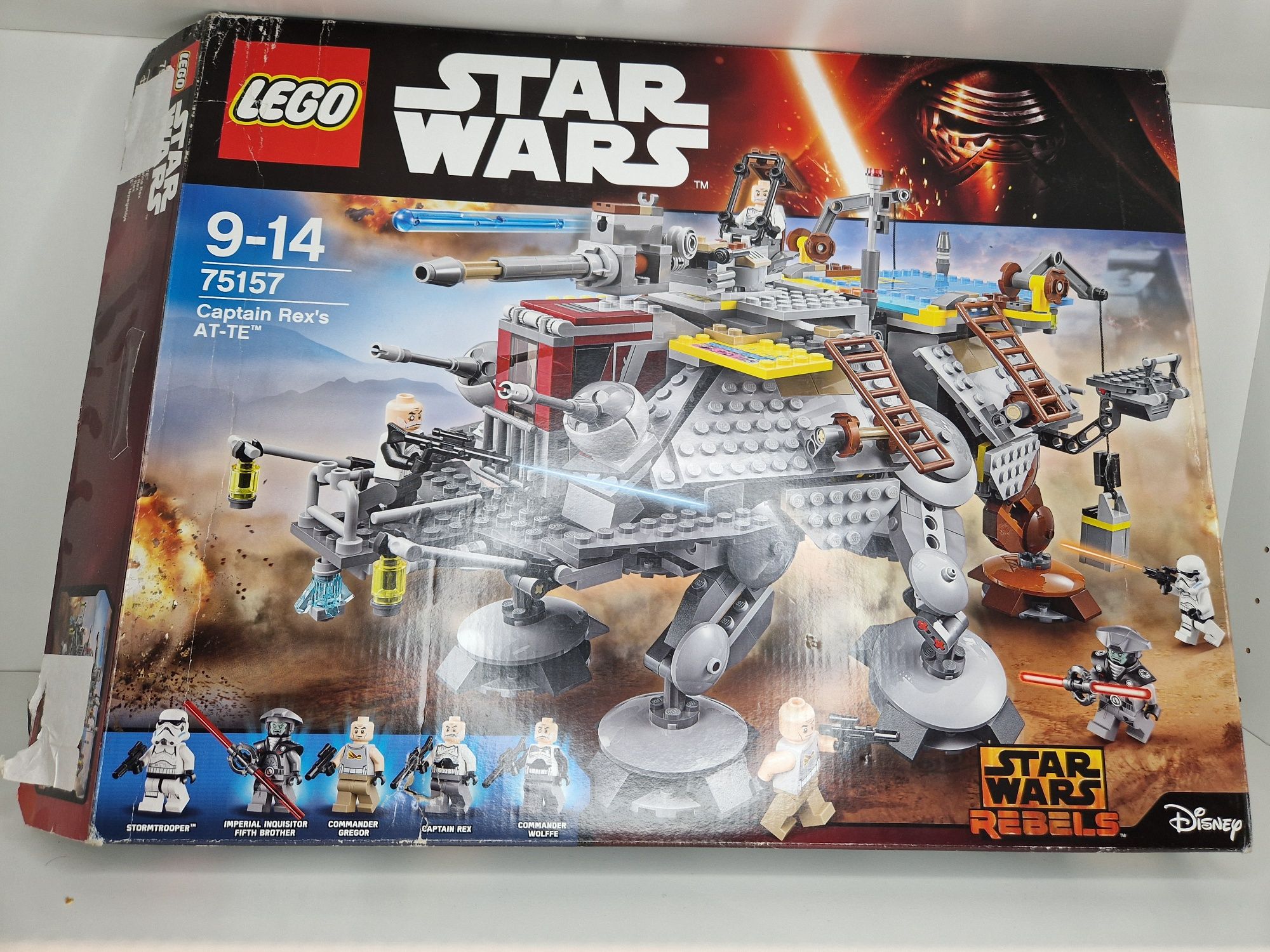 Lego 75157 Captain Rex's AT-TE PUDEŁKO I INSTRUKCJA