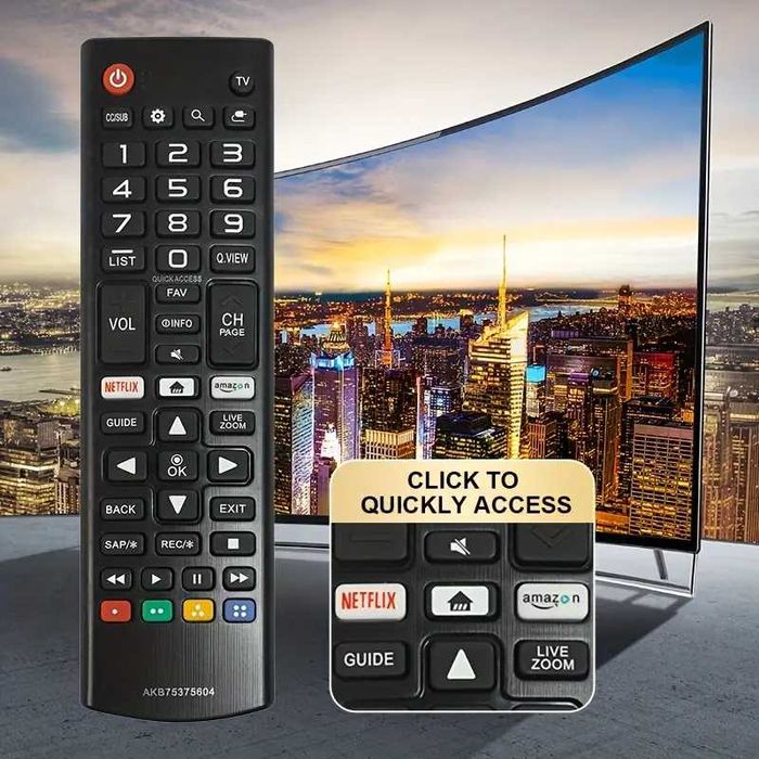 Controle universal para LG TV Smart TV Compatível com todas TV LG