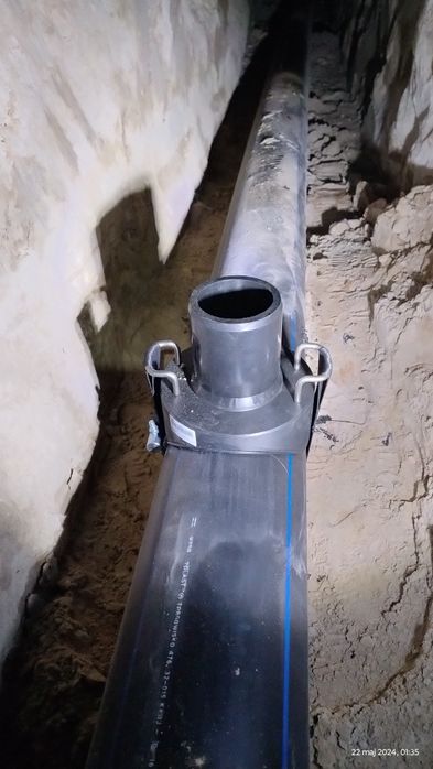 Usługi zgrzewania rur pe