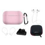Zestaw silikonowe etui AirPods Pro 2 / AirPods Pro 1 + futerał / zacze