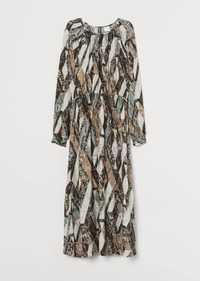 Sukienka maxi H&M rozm. M Snake print.