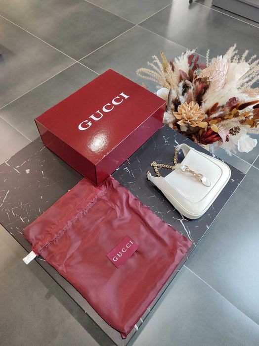Сумка Gucci Jackie Notte Mini Bag in Ivory