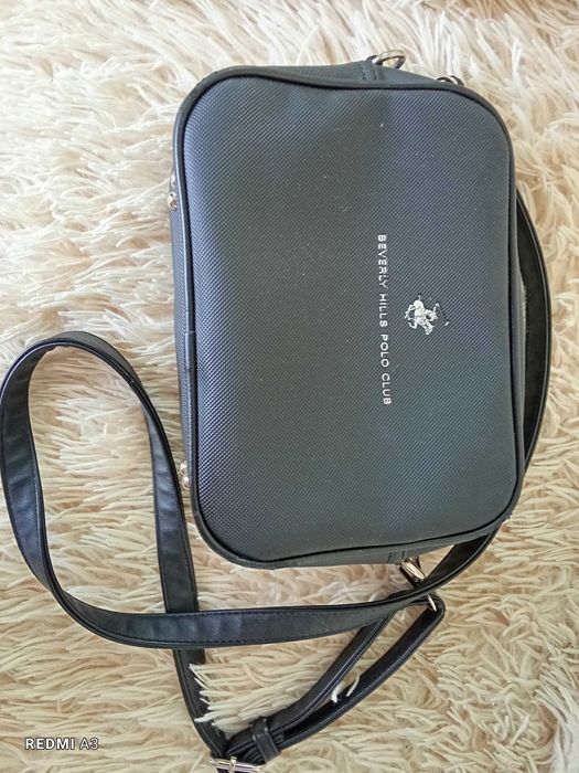 Torebka, kopertówka, crossbody, skóra naturalna, Ralph Lauren Polo