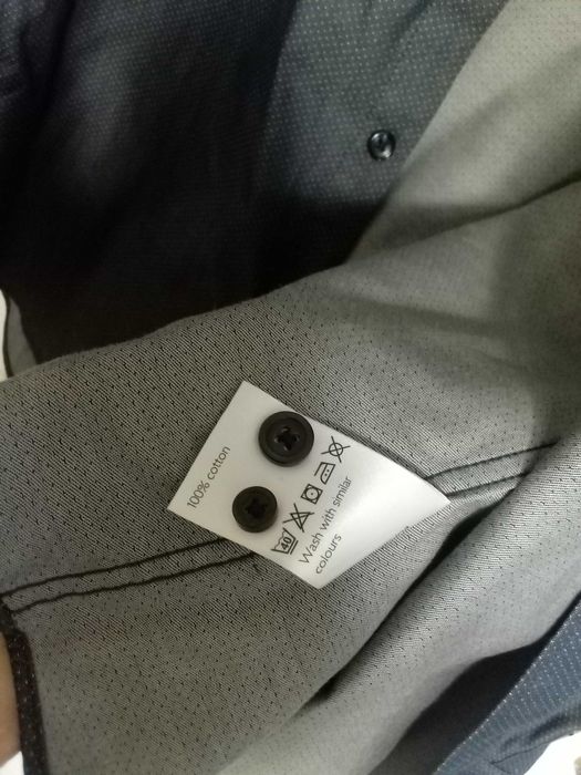 John Lewis bawełniana koszula męska M 48 długi rękaw oryginalna