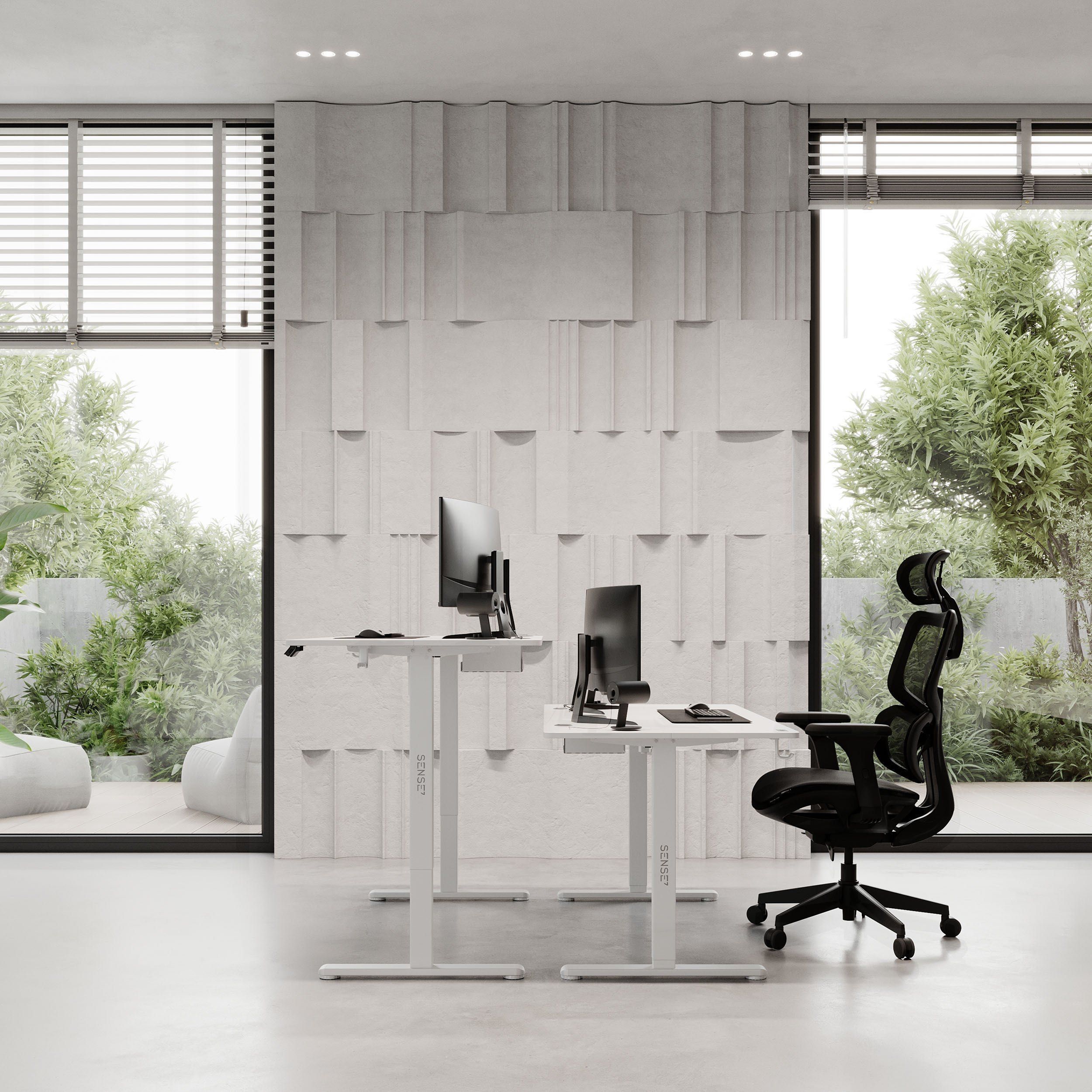 Комп'ютерний стіл 140x70 см з електрорегулюванням висоти Sense7 Nojo