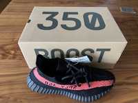 Yeezy Boost 350 v2 Core Black Red 40 2/3