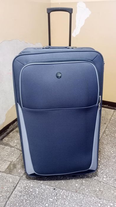 Nowa duża walizka materiałowa na kółkach 90x55x30 cm