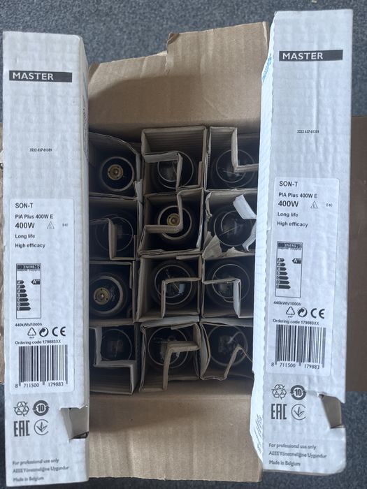 Lampy sodowe E40 400W 2000K MASTER SON-T PIA Plus - 14 sztuk