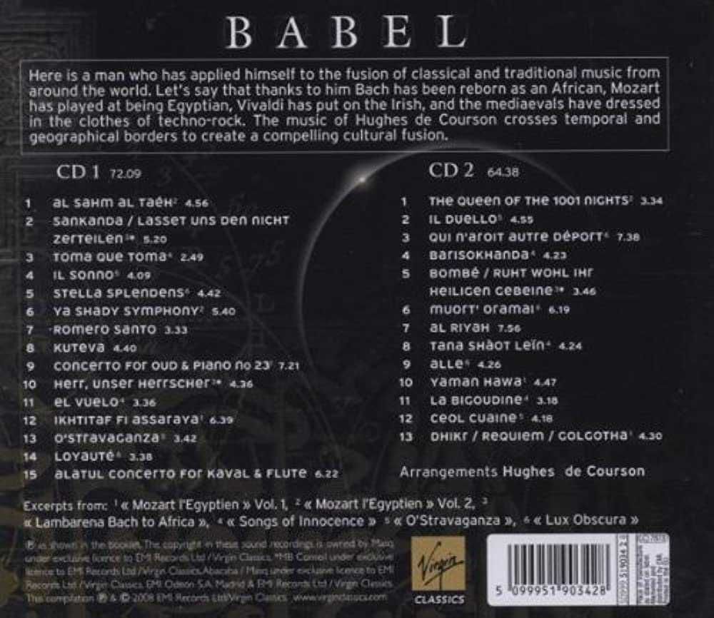 Hughes de Courson - Babel (CD duplo, Virgin 2008)