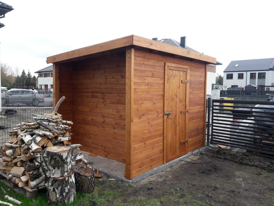 Budynki gospodarcze domki narzędziowe garaże drewutnie zadaszenia