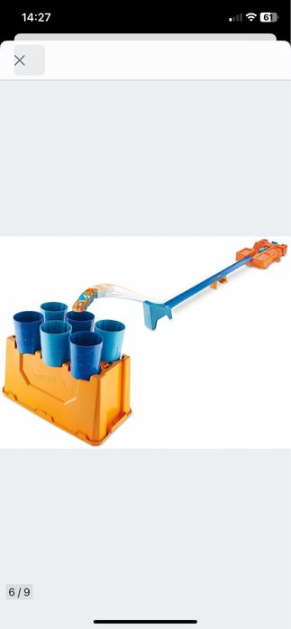 Tor hot wheels kaskaderskie beczki