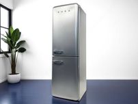 Холодильник SMEG FAB 32 RSV3, сріблястий, двокамерний, стильний дизайн