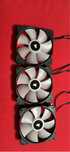 3 Ventoinhas corsair rgb LL120