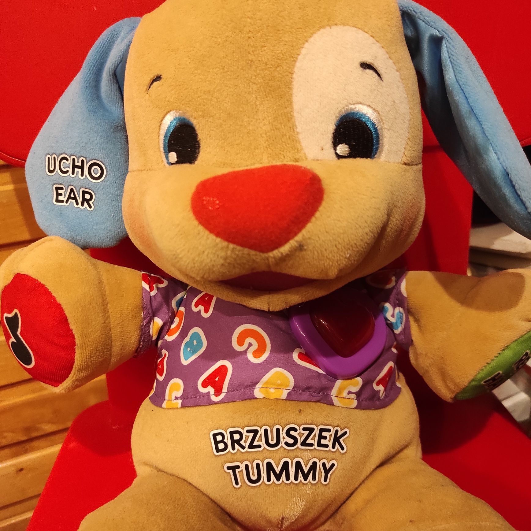 Fischer price Szczeniaczek uczniaczek dwujęzyczny w j.polskim i ang.