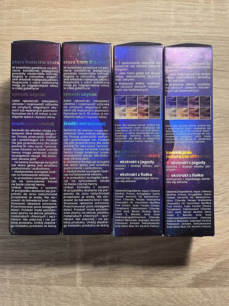 Odżywka koloryzująca 4 szt. za 20 zł fiolet (Violet Star) [Odbiór WWA]