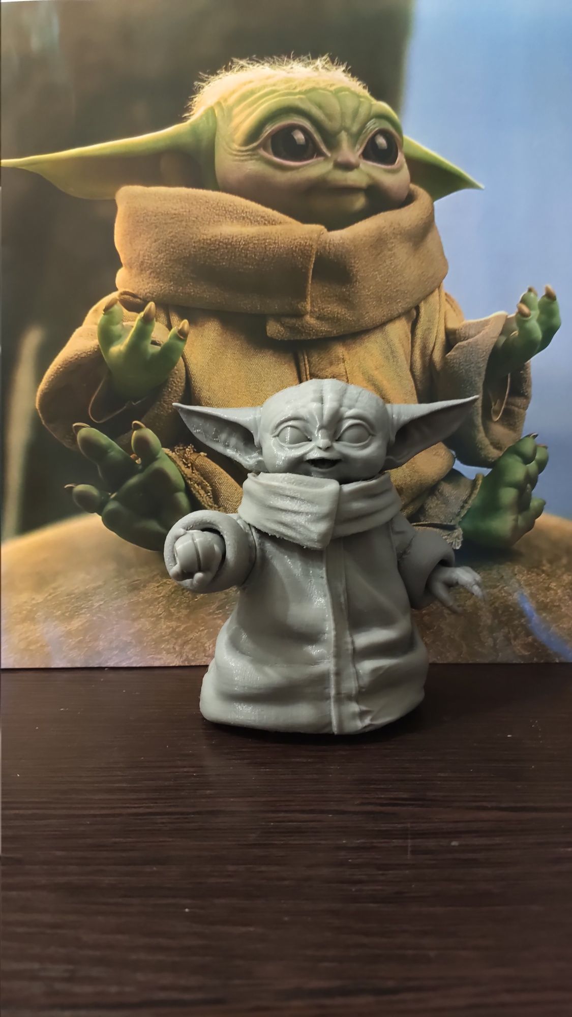 Baby Yoda Grogu Бейби Йода Грогу Мандалорец Mandalorian 12см