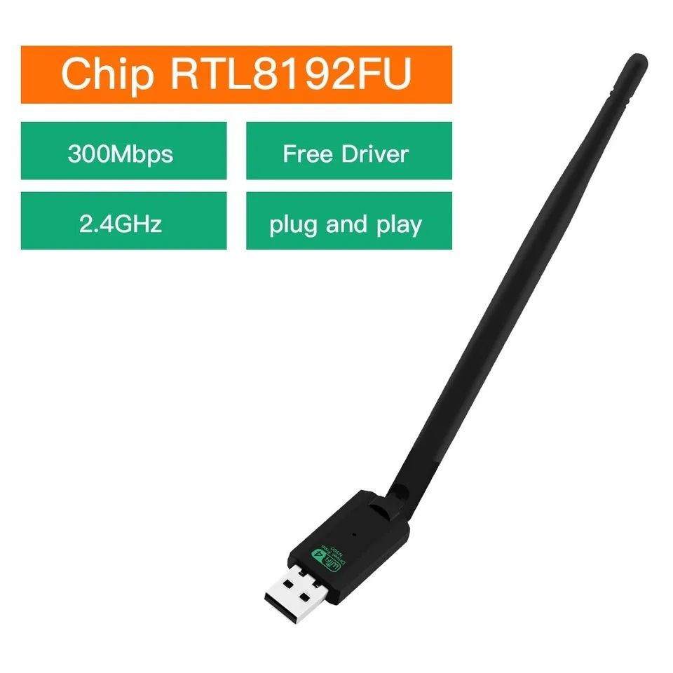 286 Мbit Wi-Fi USB адаптер для компьютера, ноутбука с антенной