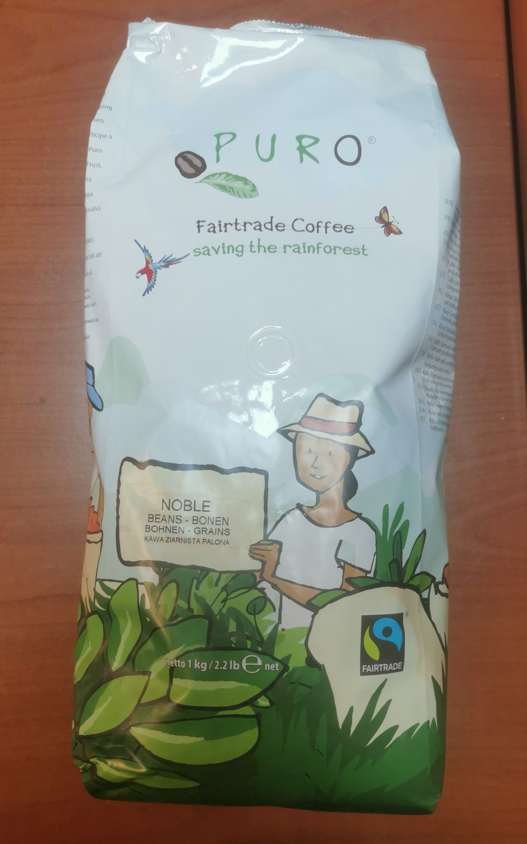 Kawa Miko Puro Fairtrade Coffe Noble  1kg