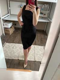 Elegancka formalna czarna sukienka Quiosque