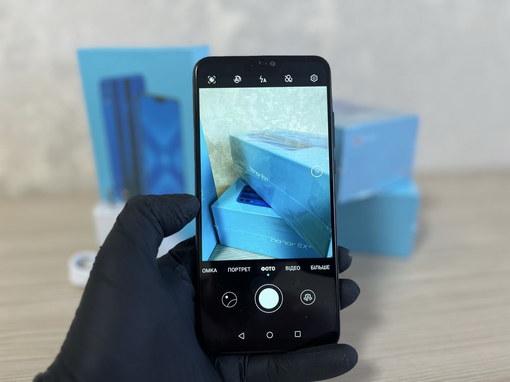 Нові!Смартфони Huawei Honor 8X 6/128GB Black+чохол+захисне скло