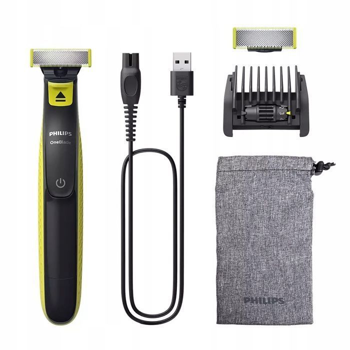 golarka philips oneblade z ostrzem orginal + nasadka 5w1  qp2724/30