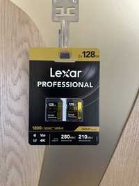 картки Lexar V60 128GB Professional 1800x UHS-II SDXC (GOLD Series)