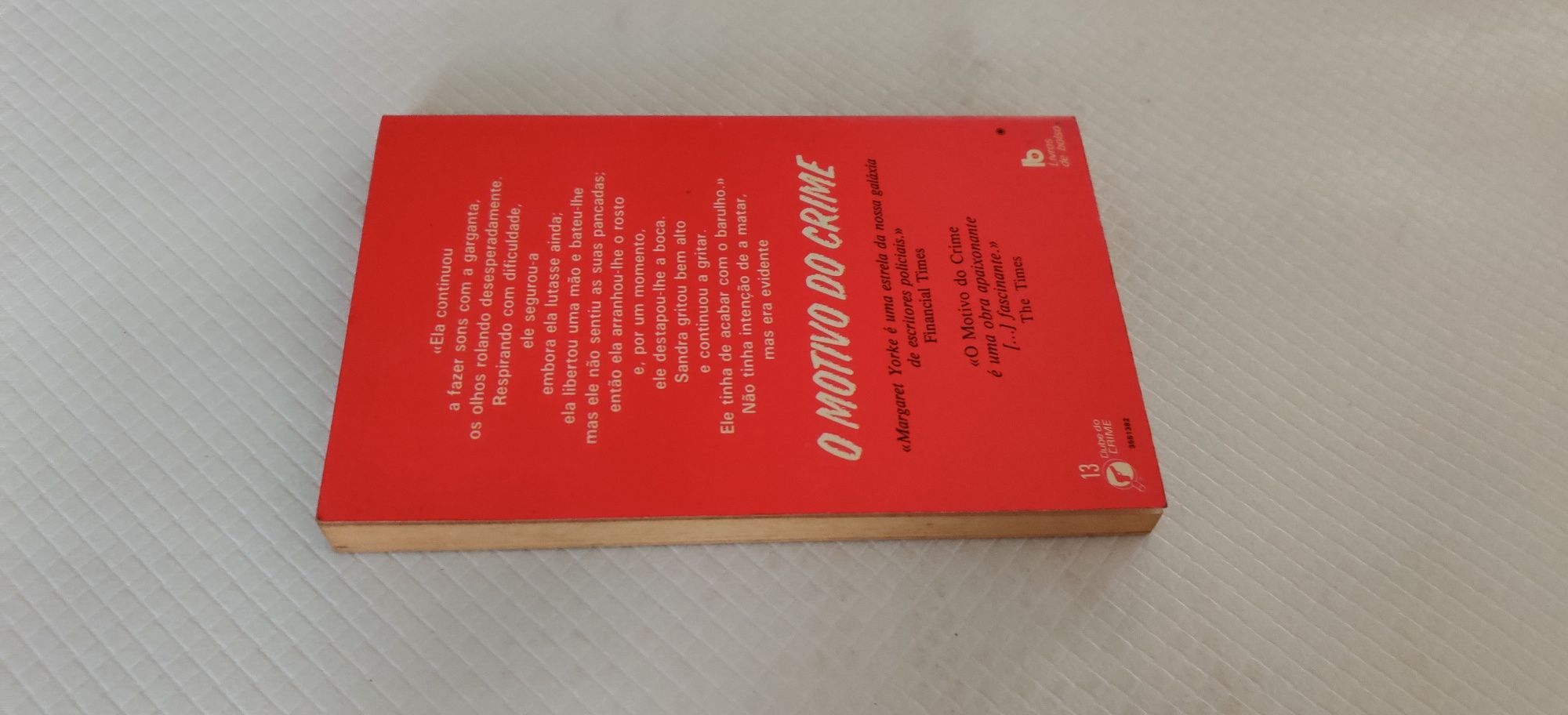 O motivo do crime livro
